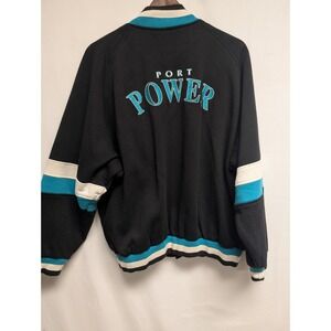 Vintage AFL PORT POWER Port Adelaide FC Bomber Jacket Adult M Australia